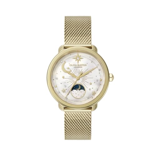 ���K�㗝�X [OLIVIA BURTON] �I���r�A�o�[�g�� ���v ���f�B�[�X [CELESTIAL] �z���C�g �� �S�[���h ���b�V�� Day��Night 34mm 24000299