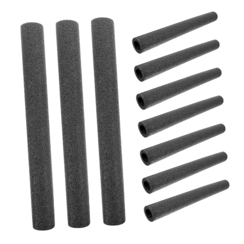 Tofficu 12pezzi Manicotti Isolanti in Schiuma Tubi Neri Per Protezione Termica e Antigelo Rivestimenti Protettivi Per Tubature e Condizionatori