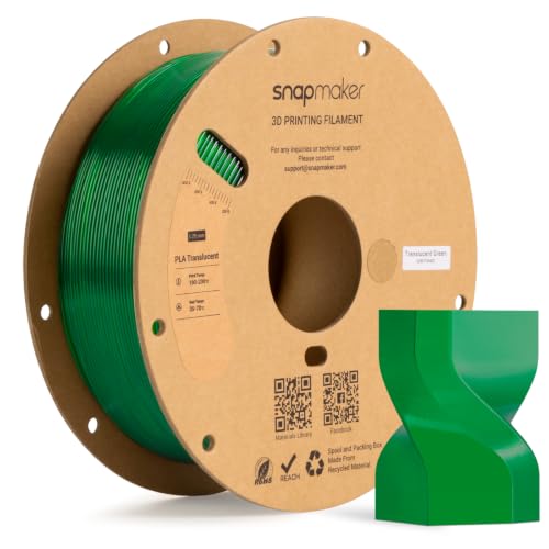 Image of Snapmaker PLA Translucent Filament 1.75mm, 3D Printer Filament 1kg(2.2lbs)