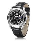 腕時計 メンズ うで時計 ビジネスウォッチ とけい 革バンド おしゃれ 防水 カレンダー表示 夜光 men watch ベストギフト