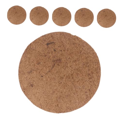 BESPORTBLE Nest Pad 6 Pack Natural Coconut Fiber Nesting Pads Bird Cage Liner Bird Nest Replacement