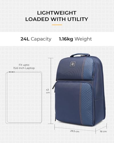 Image of EUME Premium 15.6 in Laptop bags for Men & Women Office Use | Stylish Backpack Bag | Spacious Backpack for Travelling | 24L Zenith