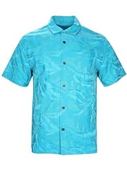 Tropical Blue Leaf Pattern