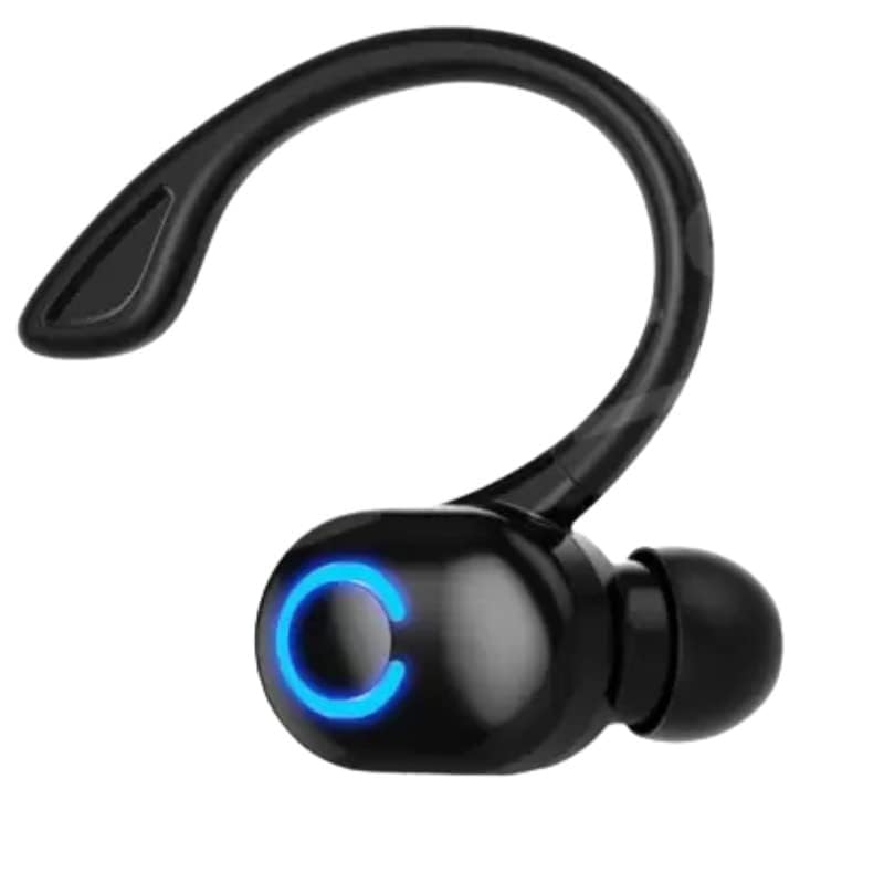 Wireless Single Ear Bluetooth Headset with Mic, Lightweight Ear Hook, HD Clear Calling, Touch Control, Noise Reduction, Hands-Free Earpiece for Driving, Office, Business, Workout-image-21