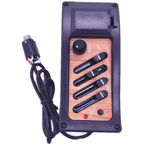 アコースティック ギター ピックアップ セット 4 バンド R ギター アクセサリー 金属製 楽器のピックアップ(A)