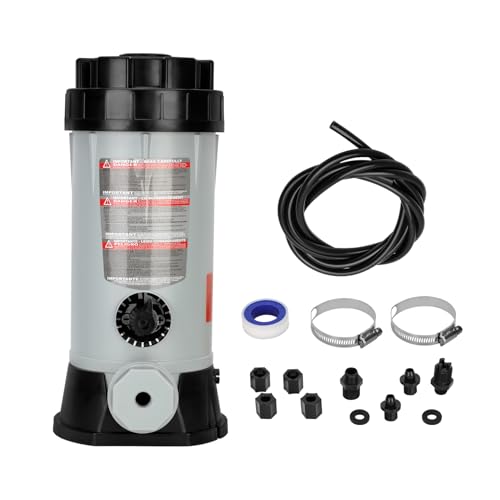 Professional CL220 Off-line Automatic Chlorinator for Swimming Pool Ponds Garden Replacement for Hayward CL220 Automatic Chlorinator Feeder 9 lbs Capacity ABS Material Easy Installation