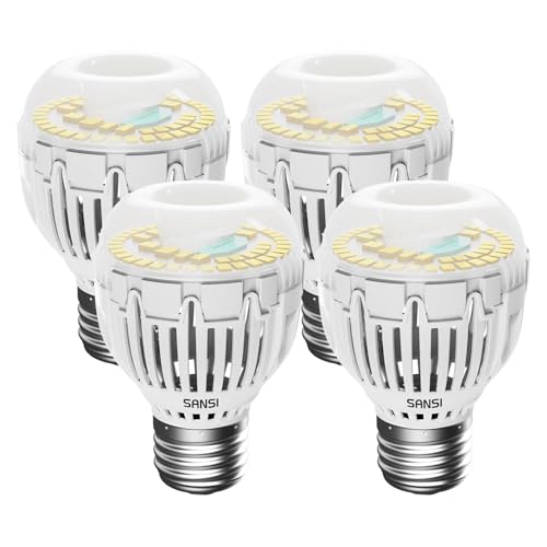 SANSI 130W Equivalent A15 LED Light Bulb 4-Pack