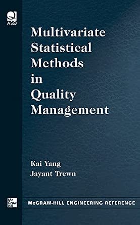 Multivariate Statistical Methods in Quality Management-Wow! eBook