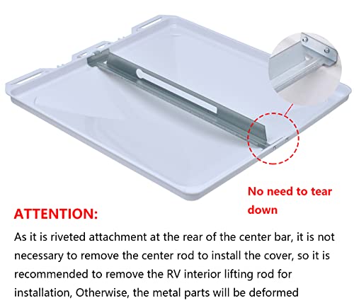 Wadoy 13 X 13 Inch Rv Camper Vent Cover/Lid Comaptible With Jensen 40152 Metal Base 1994 & Up Models, Universal Roof Vent Cover Replacement For Rv, Trailer, Camper, Motorhome #TOP3
