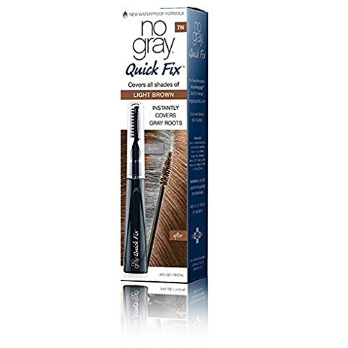 No Gray Quick Fix Instant Touch-Up for Gray Roots (Set of 1, Light Brown)