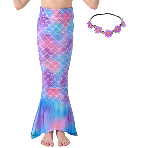 Image of GALLDEALS Girls 3 Piece Swimsuit Bathing Suits Bikini with Cover Up Skirt 3 to 12 Years