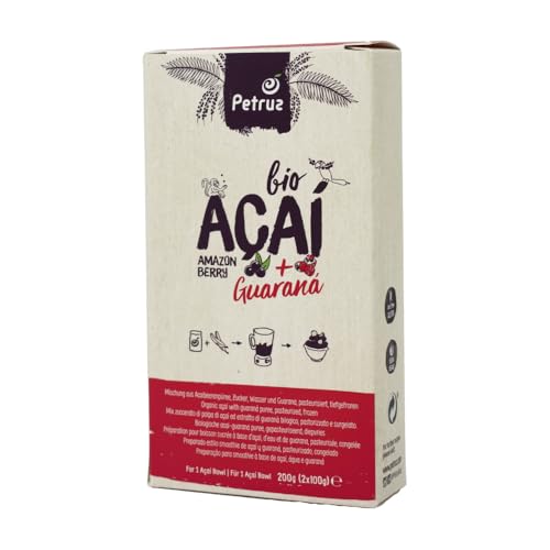 Petruz Pulpa de Açaí Guarana Bio, 2 x 100g (Congelado)