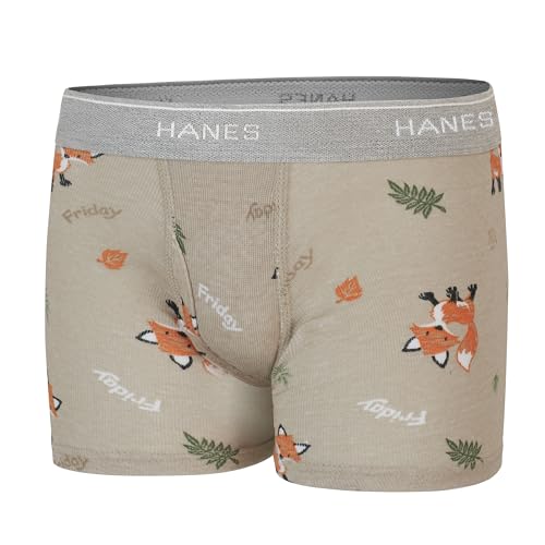 image for Hanes Toddler Boxer Brief Underwear, Soft Boxer Briefs for Boys and To