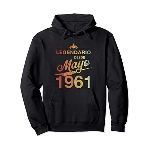 60 cumpleaños Nacido en mayo de 1961 Vintage 60 años Retro Sudadera con Capucha