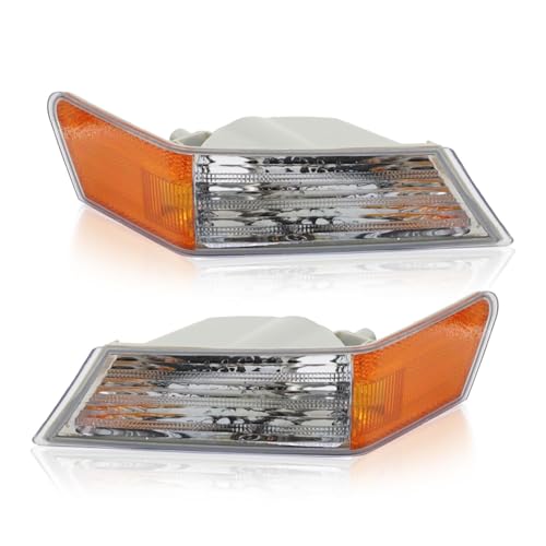 SC0448 - Low Turn Signal Visibility - 2015-2023 Mack GU & GR 5 Yunnergo 1 Pair Front Turn Signal Lights Lamps Compatible with Patriot 2007-2017, 68004180AC, CH2527102, 68004181AC, CH2526102
