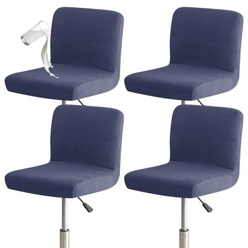 Image of Chair Covers Bar Stool Cover 4pc Bar Chair Cover Swivel Bar Stool Slipcover
