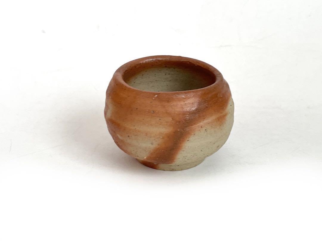 Pottery Artist Arikuni Kaneshige Bizen Hidasaki Sake Cup Guinomi Sake Cup Father Mt