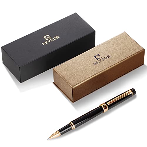 Amazon | ボールペン 高級, 男性の女性KEYZOR- 24K ゴールド仕上げの