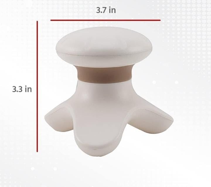 WTP Mini Massager For Neck, Back, Shoulder, Arm, Hand, Leg, Foot, Wrinkles Relief, Microwave Body Massager, White