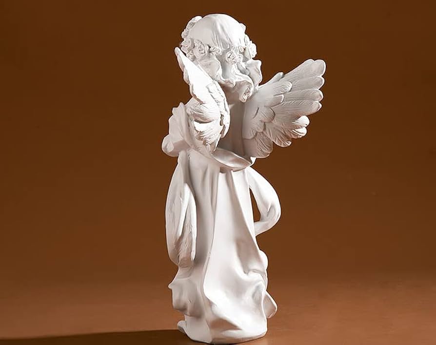 裸の悲しみにくれる天使のオブジェ置物 裸の悲しみにくれる天使のオブジェ置物
