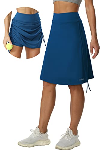 Cakulo women's tennis golf beach skirts 20" knee length dr…