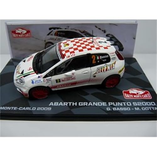 Fiat Punto S20000 Monte Carlo Winner Rally Car Diecast Model SCALE 1/43 | LC06