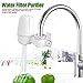 Water Filter, Multifunctional Household Tap Water Filter Practical Tool Kitchen Faucet Mount Water Filter Purifier with Washable Ceramic Core