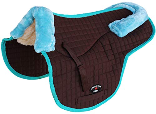St. Charles Challenger Horse Contoured Fleece Lined Quilted English Saddle Pad 72104