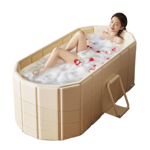 Bañera Plegable - Bañera Autoportante | Bañera Móvil Plegable | Pantalla De Ducha | Accesorio De Bañera Plegable Para Camping, Al Aire Libre Y En Casa Ligero, Robusto Y Confort Tem