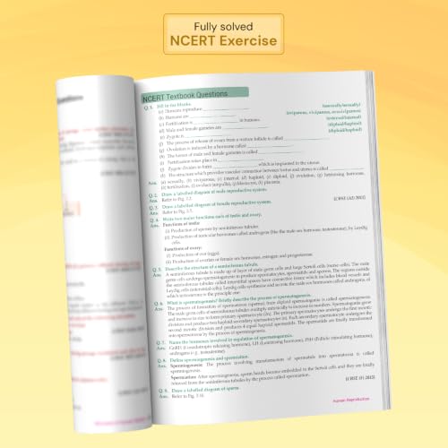 Image of Xam idea Biology Class 12 - (CBSE 2026-27) | Mind Maps | Solved NCERT | Solved PYQs | MCQs, A-R, Case-based, VSA, SA, LA Questions | Solved 2026 CBSE Examination & Sample Papers