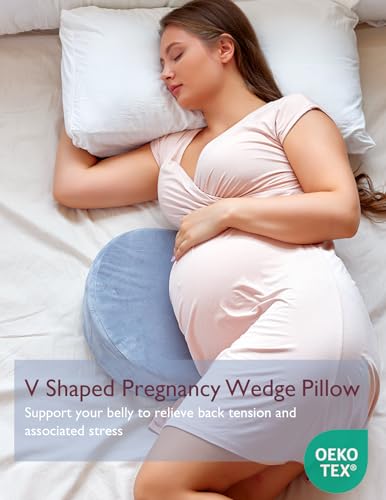 Momcozy Pregnancy Wedge Pillow For Belly Support thumb #1