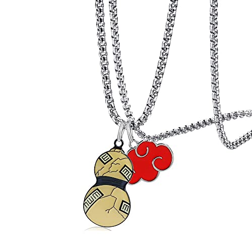 Collana Zucca Nuvola Rossa Ciondolo Uchiha Sasuke