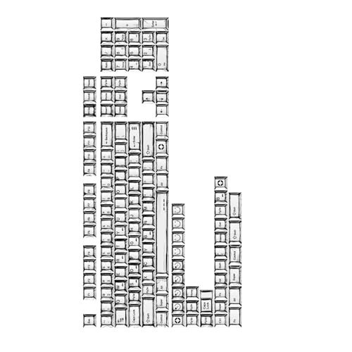 136 touches avec design ergonomique pour clavier mécanique complet