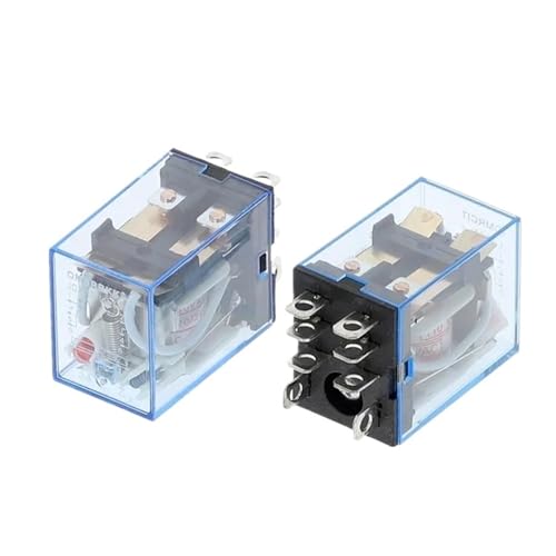 Relais micro électromagnétique LY2NJ HH62P DPDT 8 broches AC 24V avec indicateur LED x2