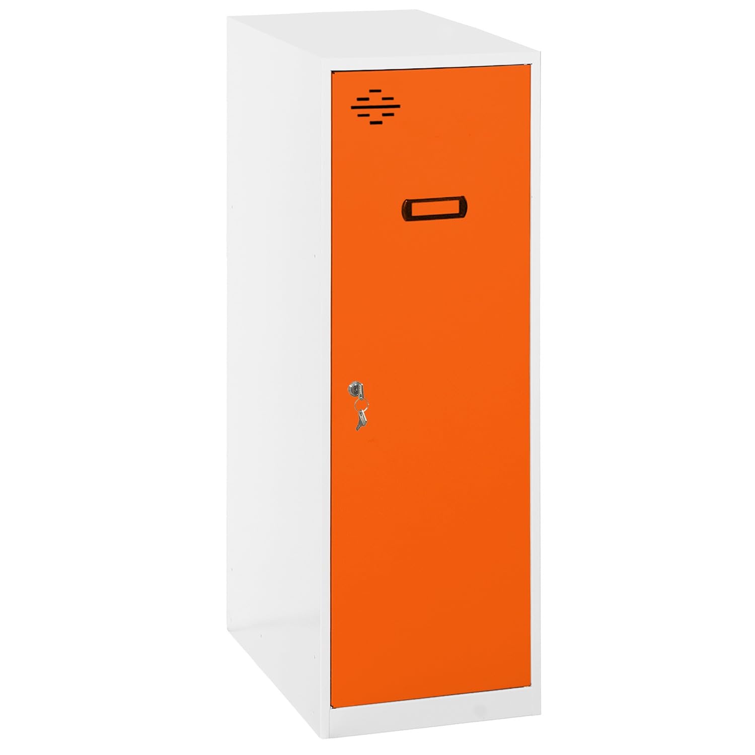 SimonRack Spind, Metall, Weiß/Orange, 915 x 300 x 500 cm