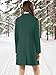 Allegra K Women's Winter Coats 2025 Single Breasted Long Trench Coat Jackets Large Green