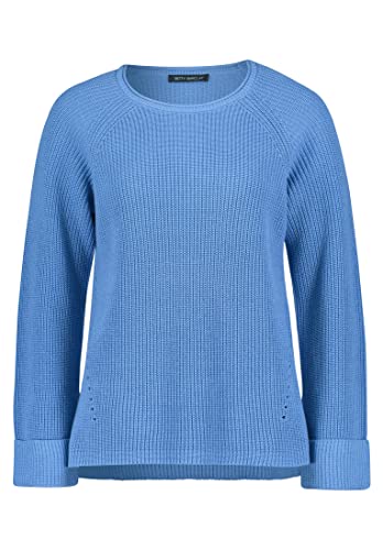 Betty Barclay Damen 5914/1827 Strickpullover Kurzarm, Aqua-blau, 48