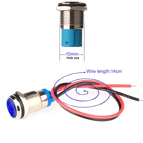 Gebildet 5pcs 10mm AC/DC 12-24V Risparmio