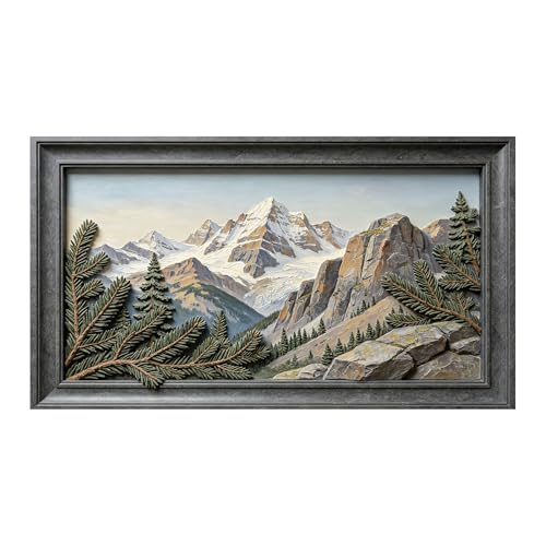 Arte de pared grande en 3D para tapar imperfecciones sin obras