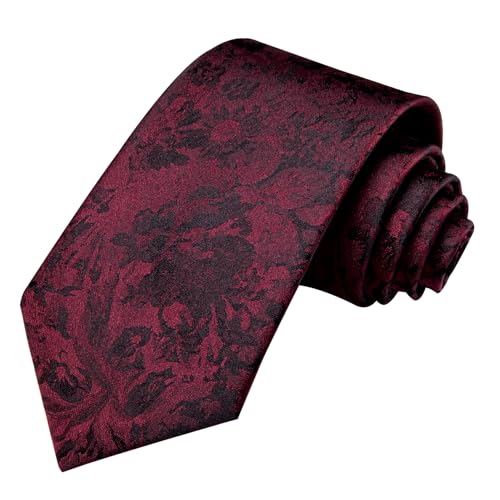 Image of Hi-Tie Men's Silk Ties Formal Woven Classic Necktie Pocket Square Cufflinks Lapel Pin Set Wedding Business