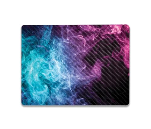 Image of MightySkins Carbon Fiber Skin Compatible with Microsoft Surface Laptop Go 3 (2023) Full Wrap Kit - Mystic Smoke | Protective, Durable Textured Carbon Fiber Finish | Made in The USA