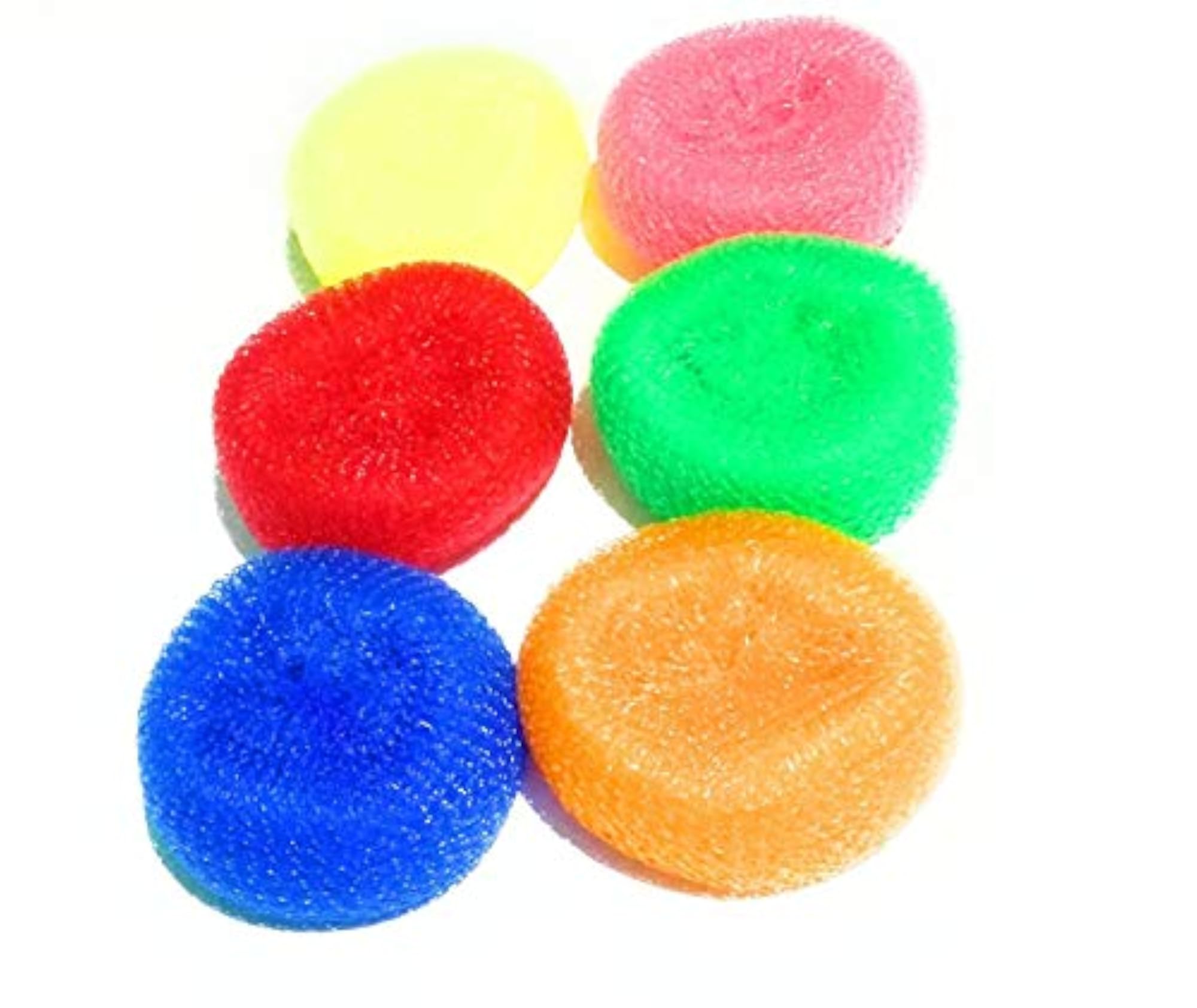 Krishna Plastic Scrubber Round for Clean Utensils