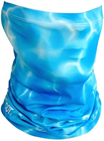 GOT Sports UPF 50+ Fishing Neck Gaiter - UV Face Mask Sun Protection for Men & Women - Camo SPF Face Cover Gator