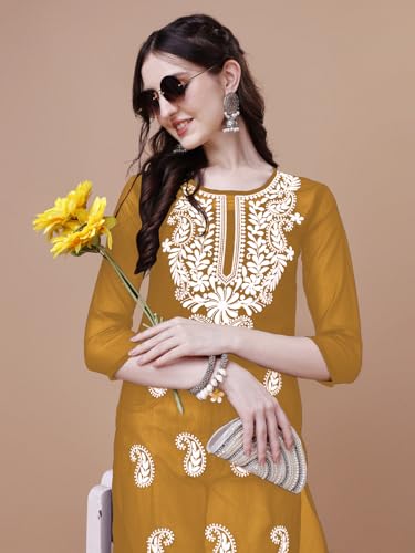 Image of EthnicJunction Women's Georgette Straight Fit Tunic Tunic