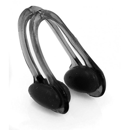 Aqua Speed Kids Silicone Nose Clip - Black, One Size