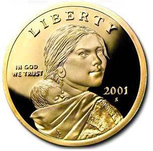 2001 S Sacagawea Native American Proof US Coin DCAM Gem Modern Dollar $1 $1 Proof DCAM US Mint image 2