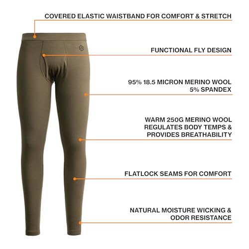 ScentLok Merino 250 Base Layer Pants3