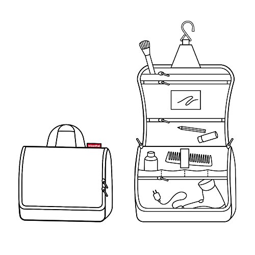 Reisenthel toiletbag XL dots Mase 28 x 25 x 10 cm Mase 28 x 59 x 9 cm expanded Volumen 4 l