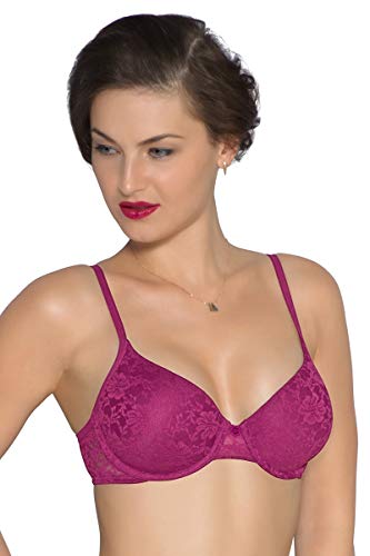 Image of Amante Lace Padded Underwire Full Coverage Bridal T-Shirt Bra