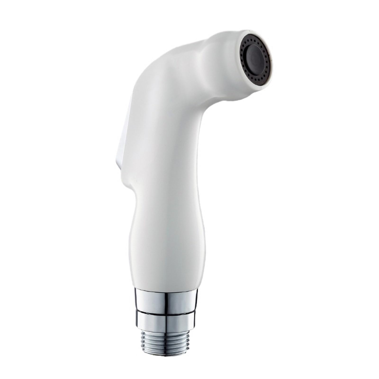 ZYCHSJXA 1pc Handheld Bidet Faucets Spray Shower Head Nozzle ABS Thread G1/2'(White)